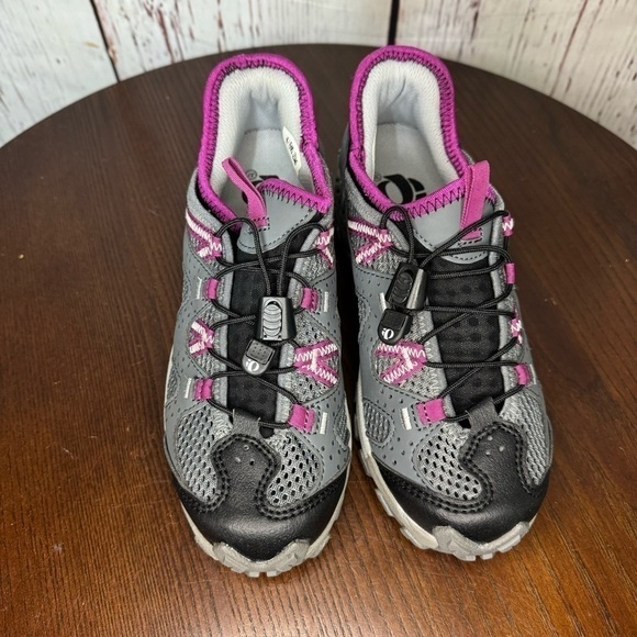 PEARL IZUMI women’s spin class or biking shoes purple gray mesh vamp 37 (7) NIB - Picture 14 of 16